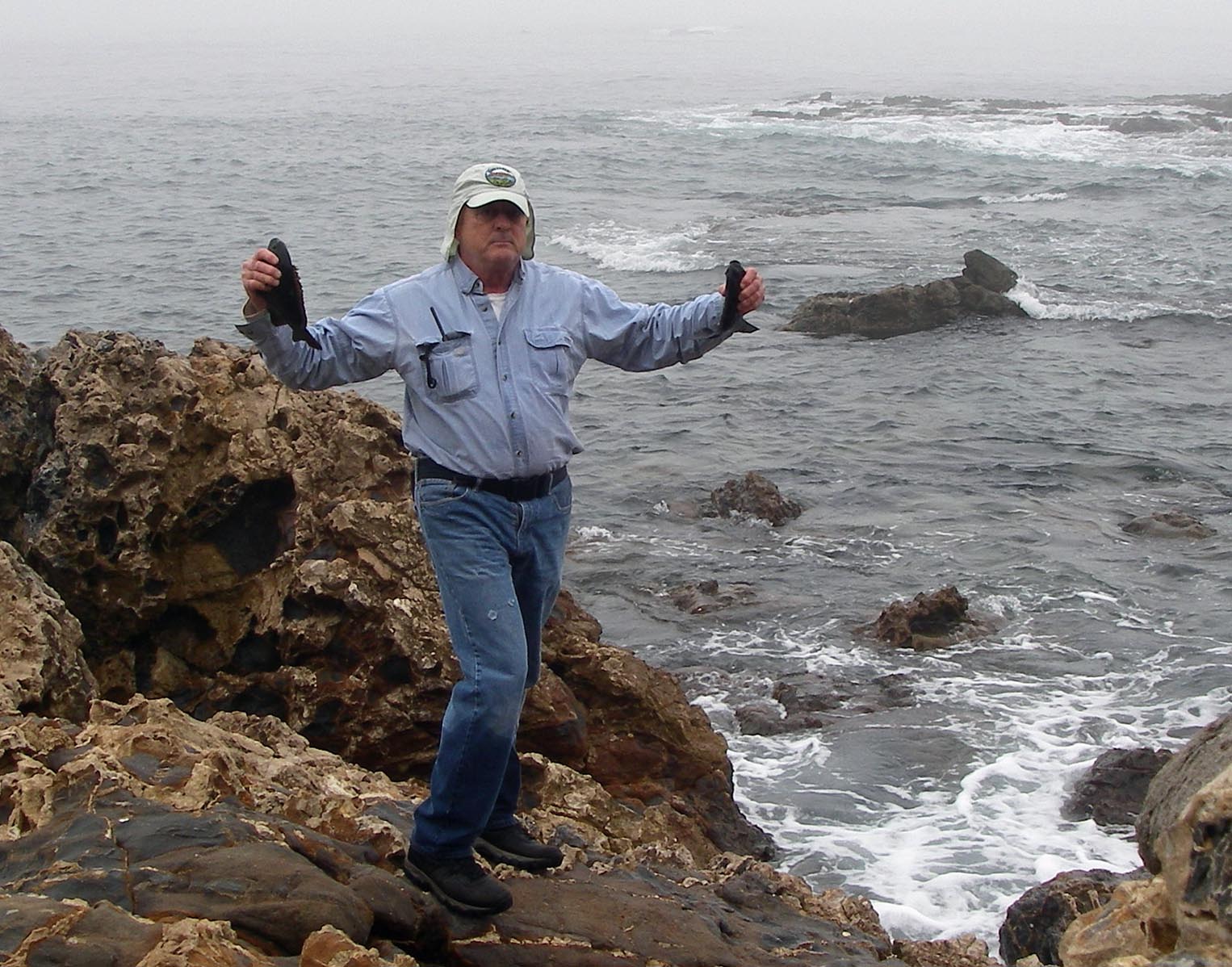 Only caught 2 little guys this morning at Flat Rock Point, Palos Verdes 2/8/2020