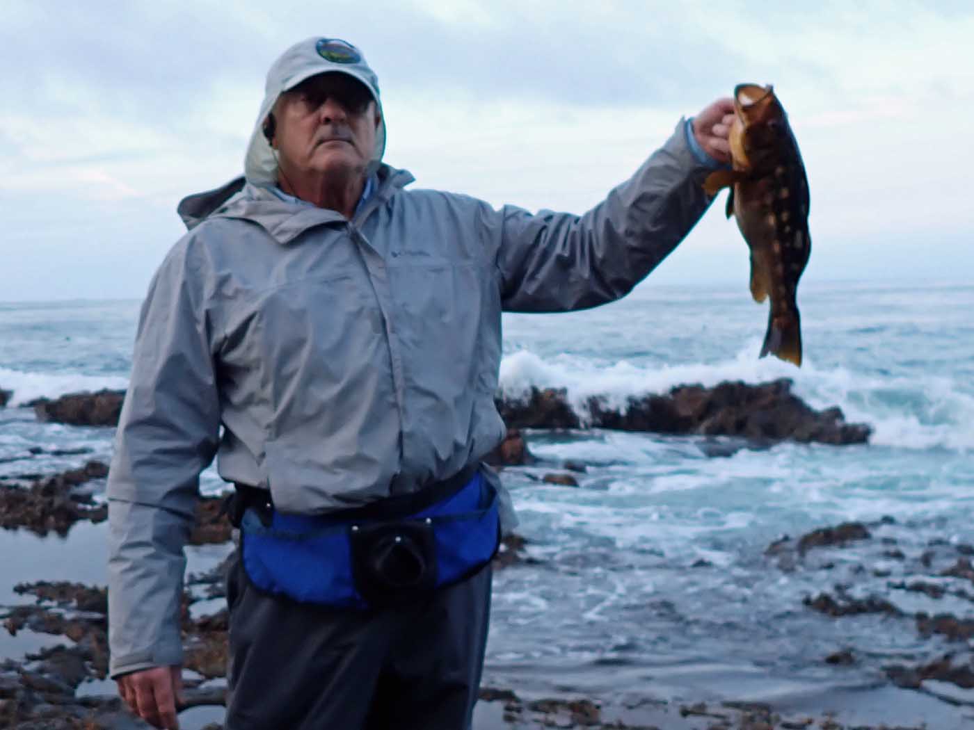 Only fish of the day a 16-inch calico bass, kept 12/3/2022