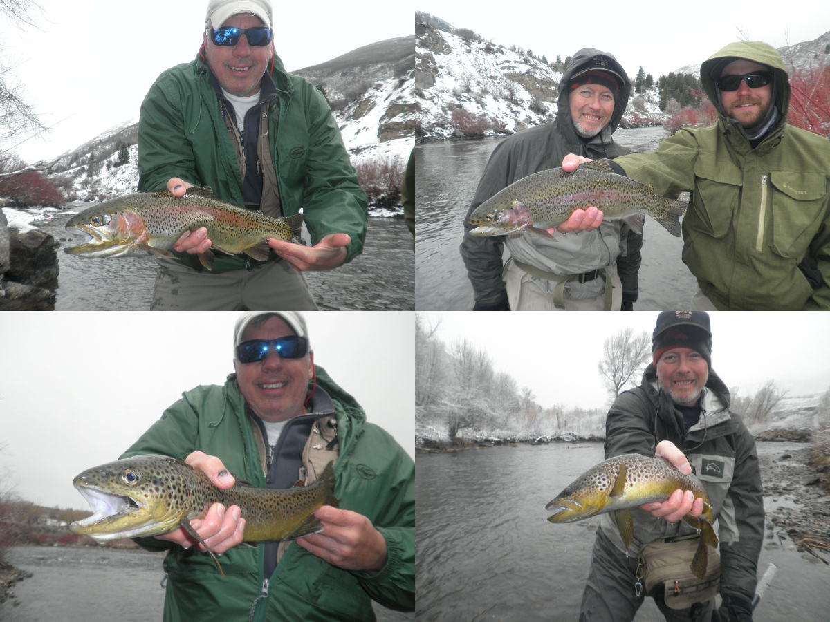 Brad and Doug flyfished a secret river somewhere in North America and nailed these beauties 4/15/2013