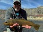 Brad R. with a gorgeous brown trout from a river somewhere in North America 3/15/2022