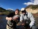 Doug and Brad with 2 of several quality rainbows and browns fishing a river somewhere in North America 5/2021