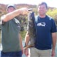 Breakwall Doug with a catfish from Lake Skinnr 2010.