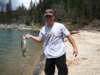 James S. caught a big fat trout at Bass Lake, 4/2011