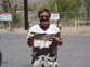 Jim L. with a nice rainbow trout caught near the inlet of Pleasant Valley Reservoir 5/2009
