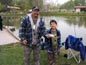 Gabriel L. with a nice planter size trout 4/1/2012
