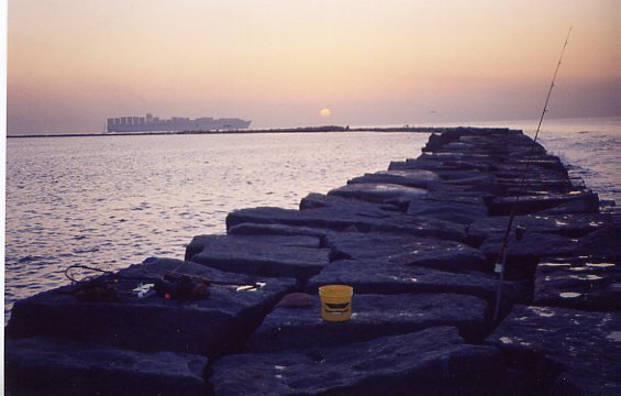 Sunrise at Cabrillo Breakwall 11/12/2004