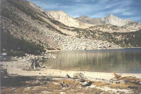 My favorite High Sierra lake for Golden Trout, 9/18/2000
