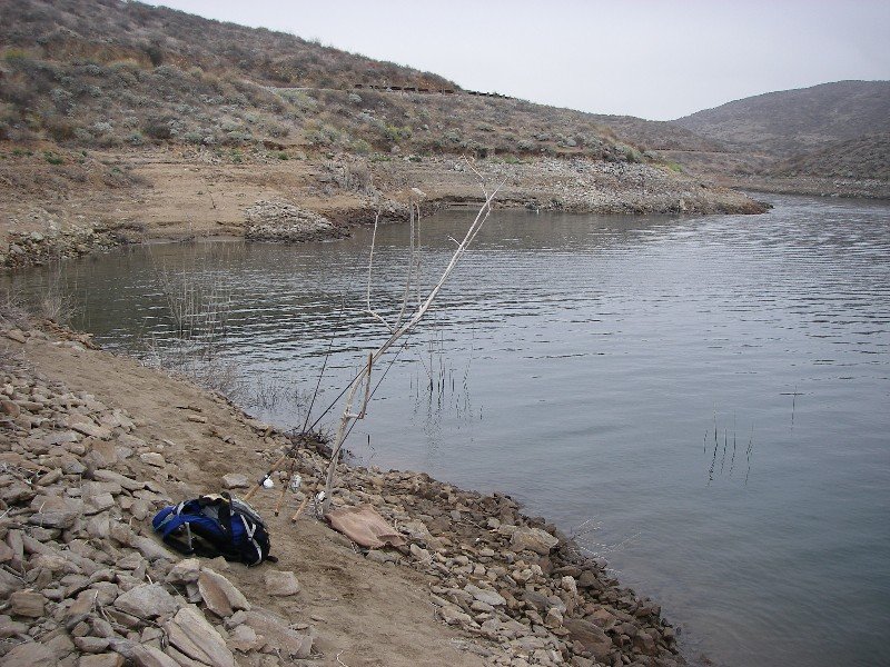 Diamond Valley Lake was about 20 feet low 3/2007.