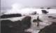 Breakwall Don wading out for mussel on rough day north of Malibu, 3/31/2001