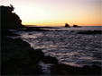 The calmest I ever saw the water at Sargo Point, Laguna Beach 1/30/2009.