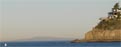 San Pedro Hill on Palos Verdes Peninsula as seen from Sargo Point in Laguna Beach 1/30/2009. 