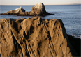 The scene at Two Rock Point, Laguna Beach 1/30/2009.