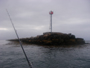 Light tower at the west end of the Federal Breakwall, Angels Gate 6/24/2009 