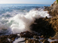 Wave washing over the Marineland Ledge 10/21/2009