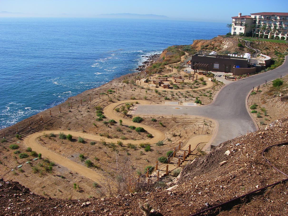 New trail leading to Long Point at the Terranea Resort 10/21/2009