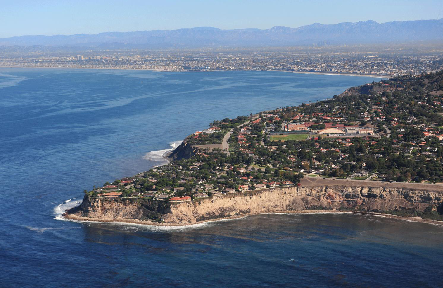 Arial view of Rocky Point to Los Angeles from the Daily Breeze 11/11/2009