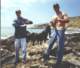 Ryan and Alden's haul of opaleye at Opaleye Point, 4/5/1998