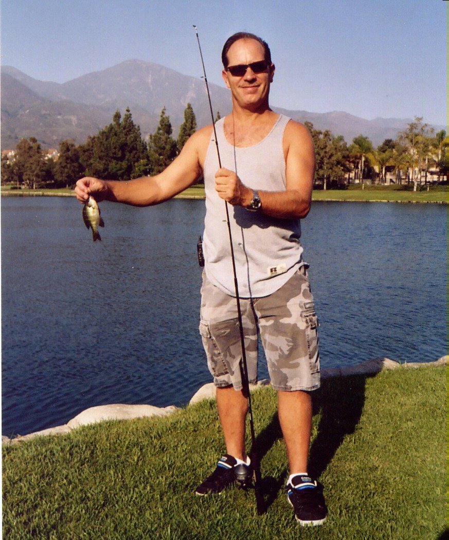 James nails several bluegill at Rancho Santa Margarita Lake near his house 9/2006