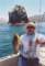 Dufish's nice calico bass caught at Ship Rock, Catalina Island, 8/3/2003