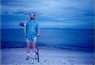 Mike Dufish does a Corona commerical at Playa San Rafael, Baja California, by catching a nice corbina with a curly tail grub 3/1994