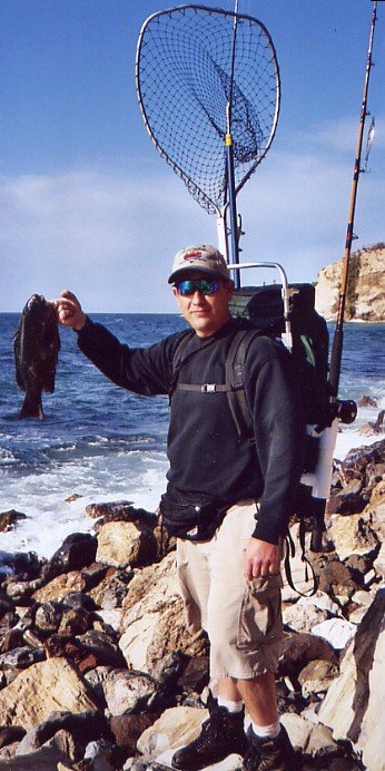 Breakwall Shane catches biggest opaleye Dufish has seen in way over 10 years, over 3 lbs, 10/2005