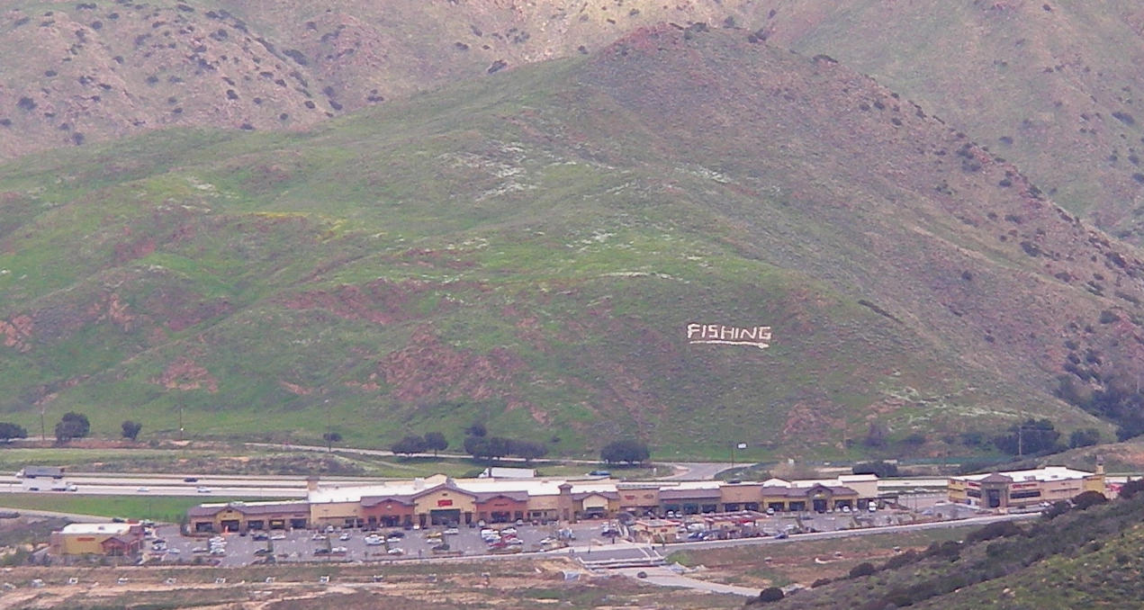 FISHING -> sign near Indian Truck Trail leading you to Corona Lake