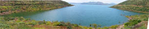 Panorama shot of Third Cove, Diamond Valley Lake 4/20/2011