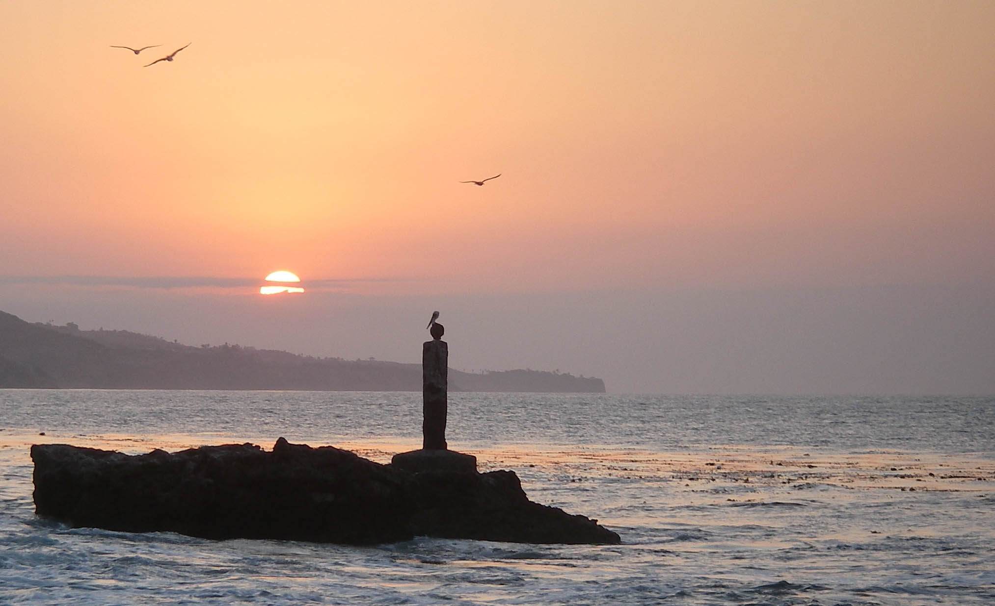 Sunrise over Long Point Palos Verdes 10/26/2011 