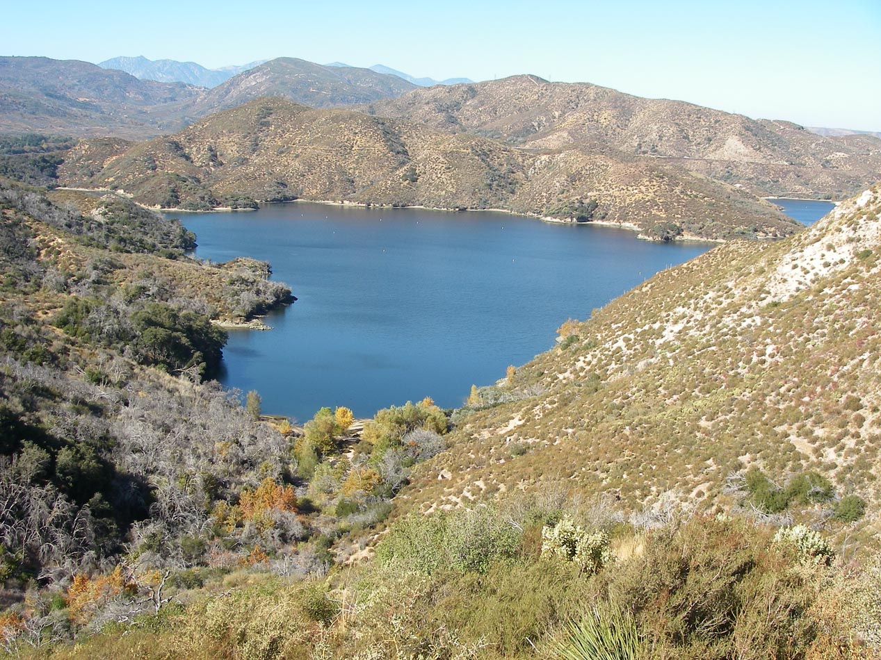 Access to a cove at the back of Lake Silverwood 11/7/2012