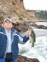 Mike Dufish with a 2-4 opaleye caught from the rocks of Palos Verdes 11/28/2012 