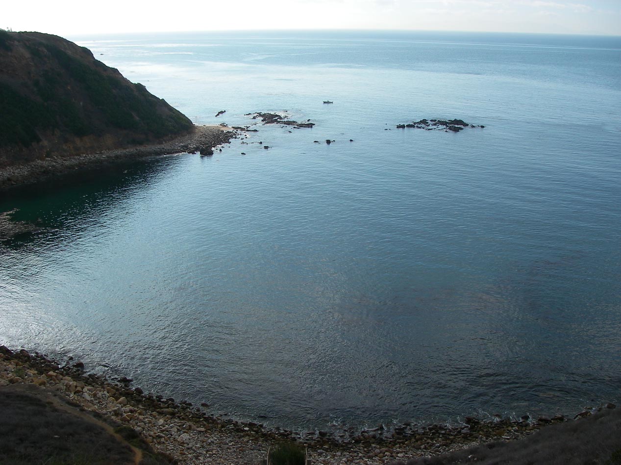 Overlook of a rare calm water event off Palos Verdes 11/28/2012 