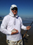 Mike Dufish caught several barred surfperch while tossing Gulp! blood worms at Carpinteria Beach 8/28/2013