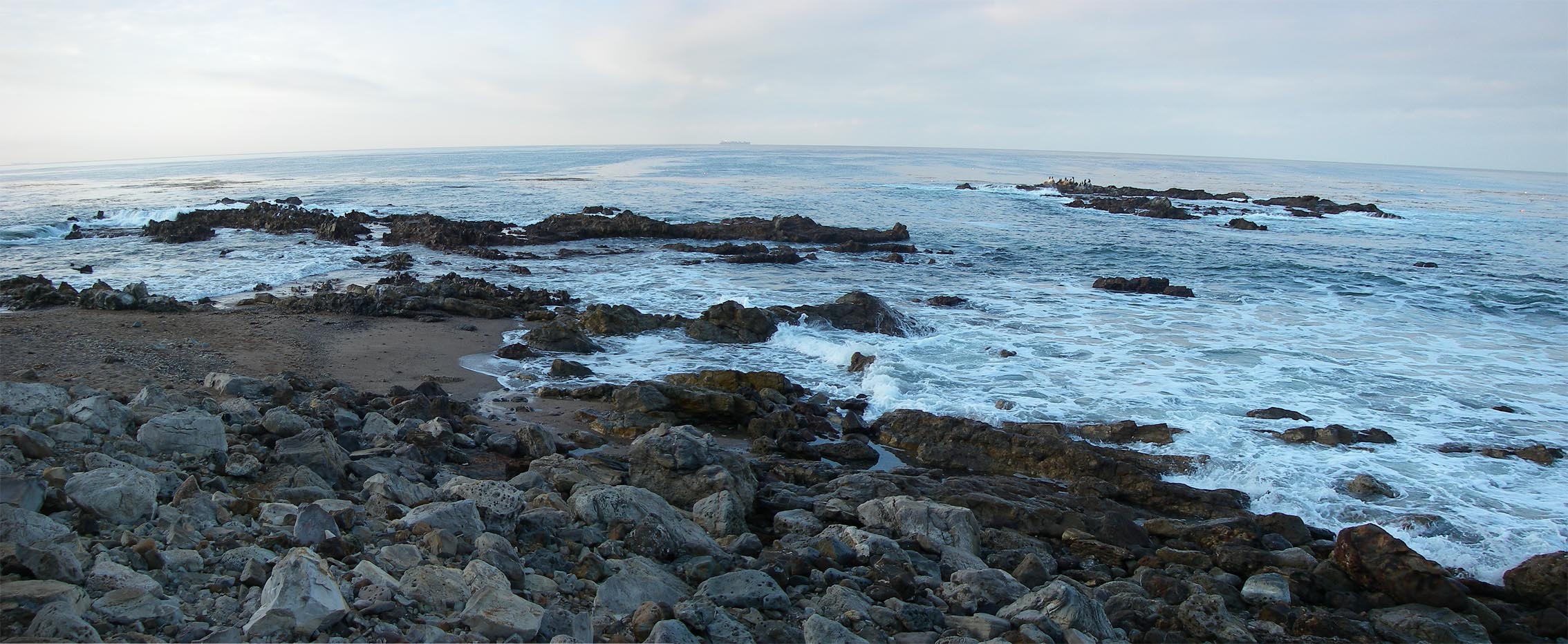 Rocks to the left of Christmans Tree Cove on Palos Verdes looked opaley productive for outgoing tide but I caught nothing 11/17/2018