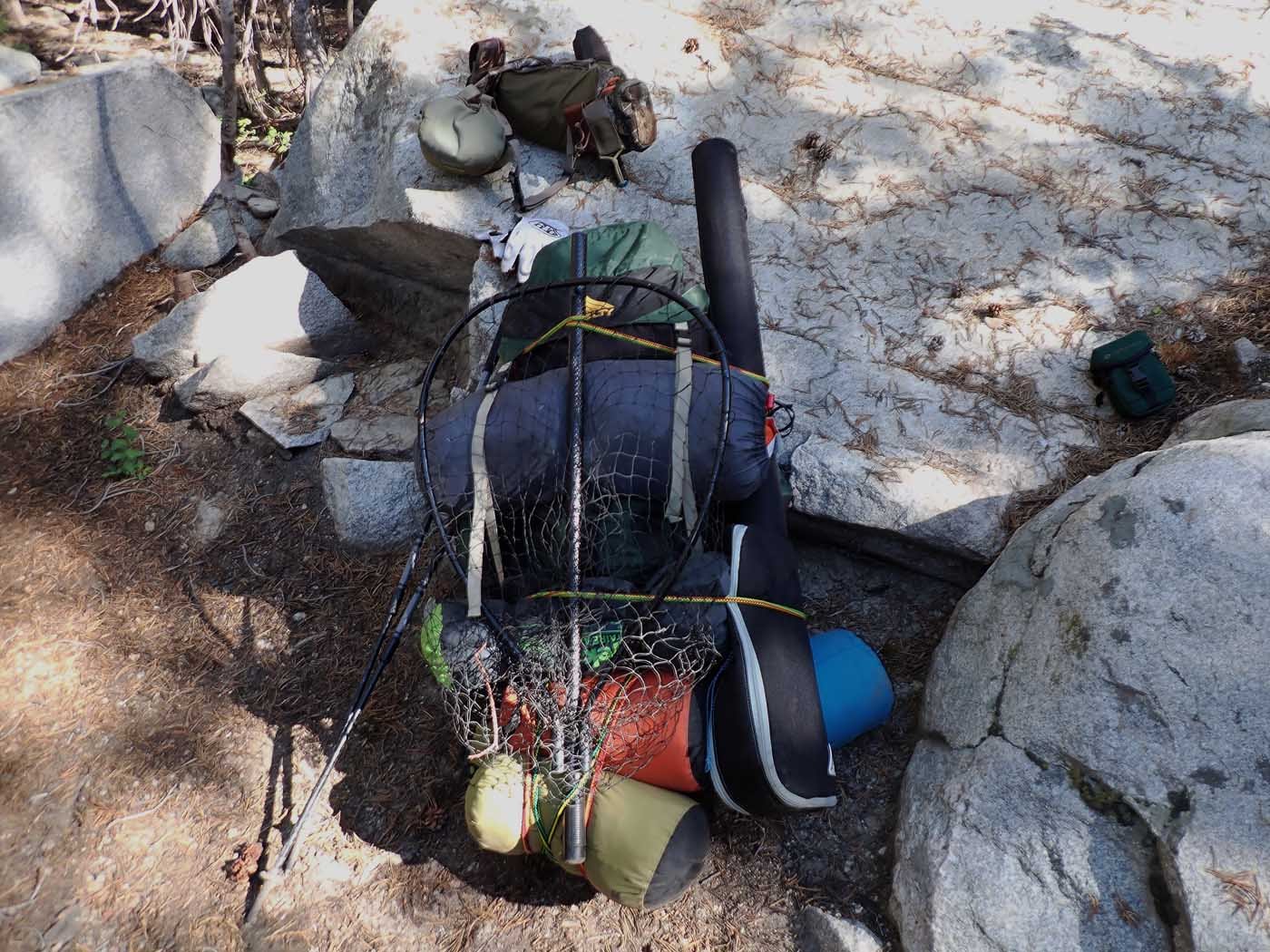 I hiked all my fishing gear to Secret Brown Trout Lake but didn't land any big ones 8/3/2023
