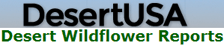 Desert USA Wildflower Reports