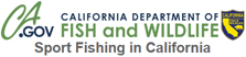 California Fish & Wildlife sportfishing information
