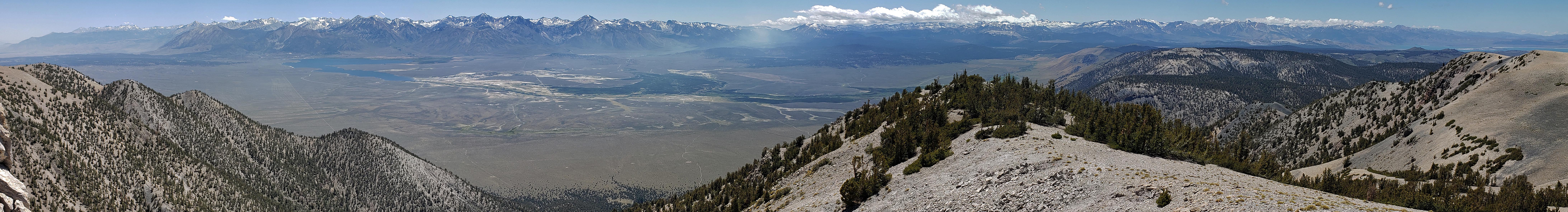 Panorama of the Eastern Sierra from Glass Mountain  6/16/2020