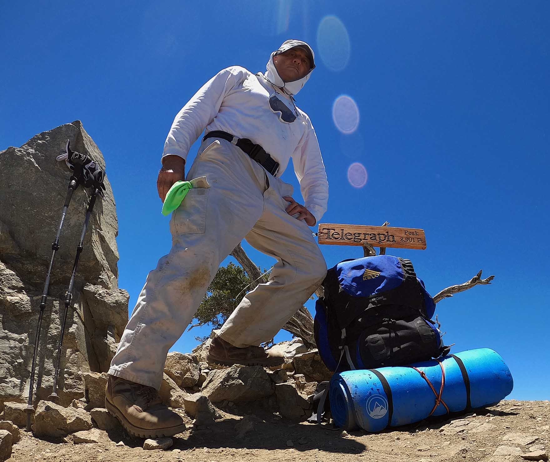 7 1/2 hours from Manker Flat to Telegraph Peak 6/25/2022