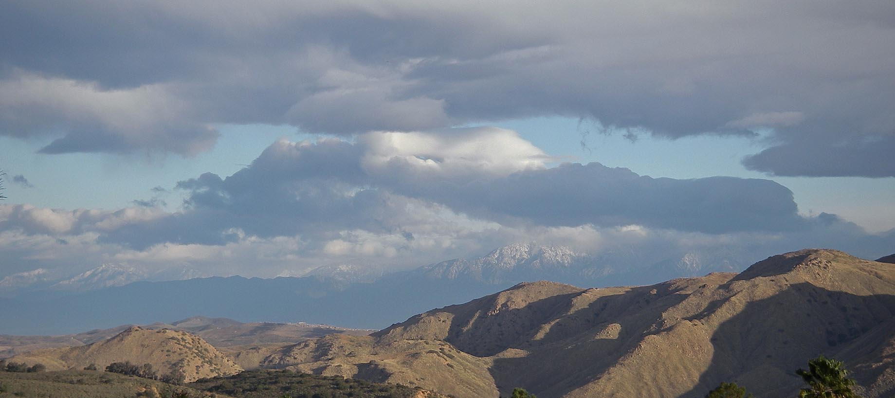 << Previous Index Next >>Dusting of snow this morning over the San Gabriels 3/2/2020