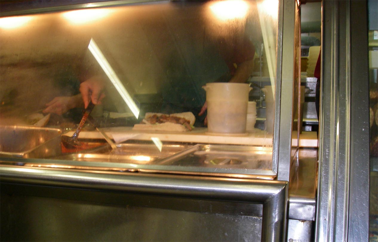 My favorite, another roast pork sanwich at the Busy Bee