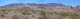 Panorama shot, use scroll button at bottom to pan right this view of south slope of Clipper Mountains with Castle Dome on the right 4/18/2009 