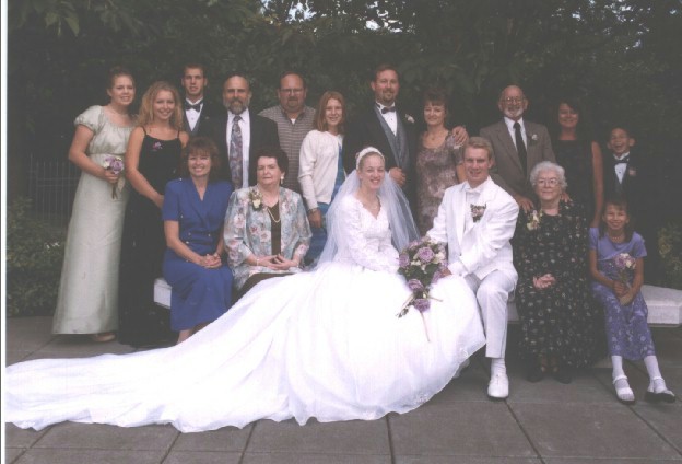 Neice Denay's wedding, 2000