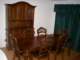 My new dining table with leaf in and all the chairs 12/18/2007