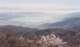 Looking s-e at Lake Elsinore and smoggy Temecula from Main Divide, 3/31/2004