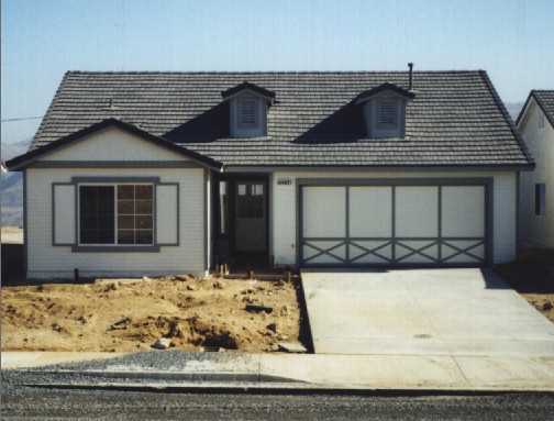 My house almost finished, 7/1999