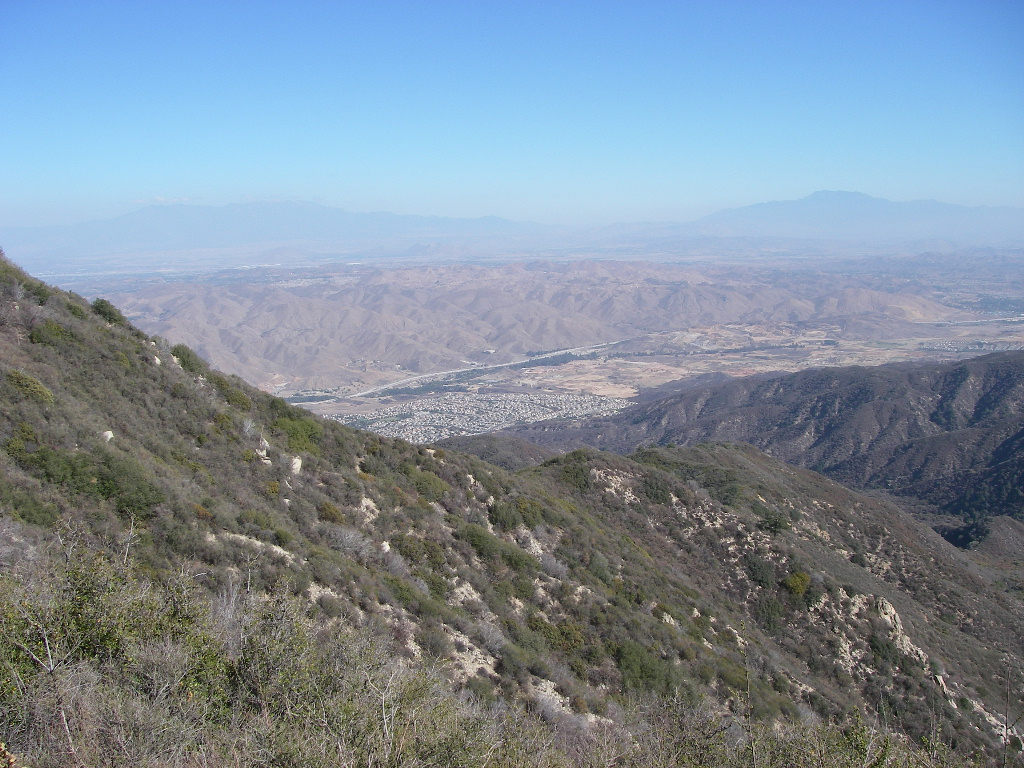 My neighborhood, Santa Ana Mountains motorcycle ride 11/12/2007