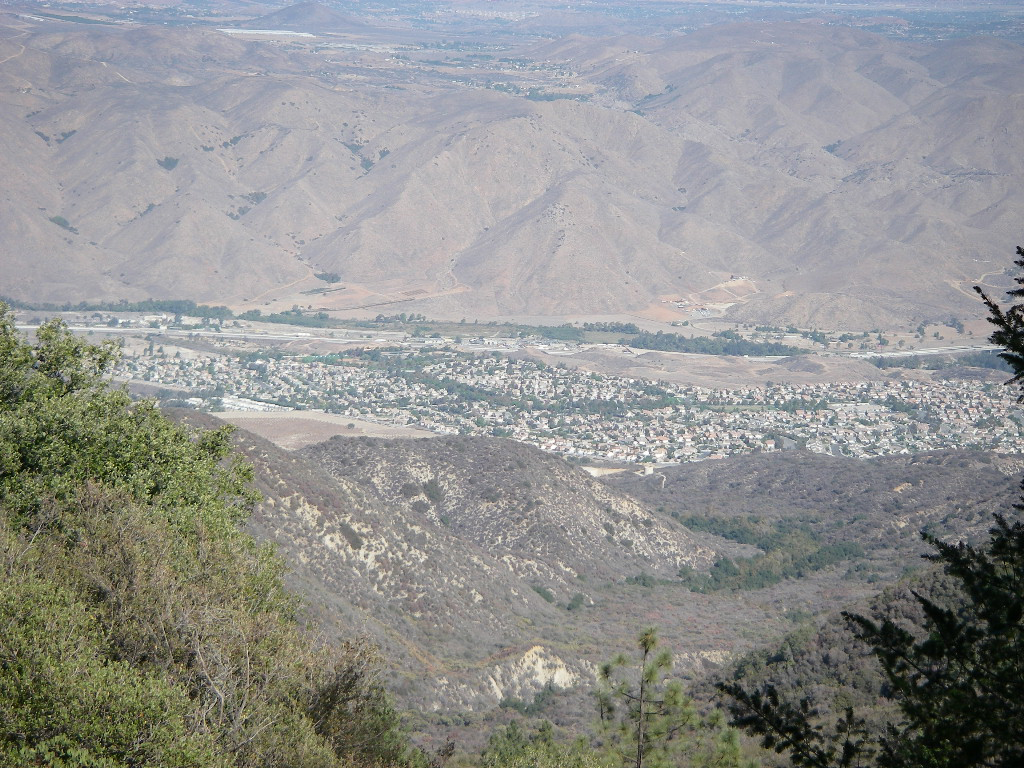 My hood, Santa Ana Mountains motorcycle ride 11/12/2007