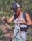 Hiker James snaggs a gopher snake in Trabuco Canyon, 3/17/2004