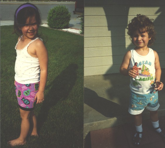 Jeff E.'s kids Jessica and Jason 1992