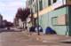 Tents along street in L.A. Skid Row Xmas 2006